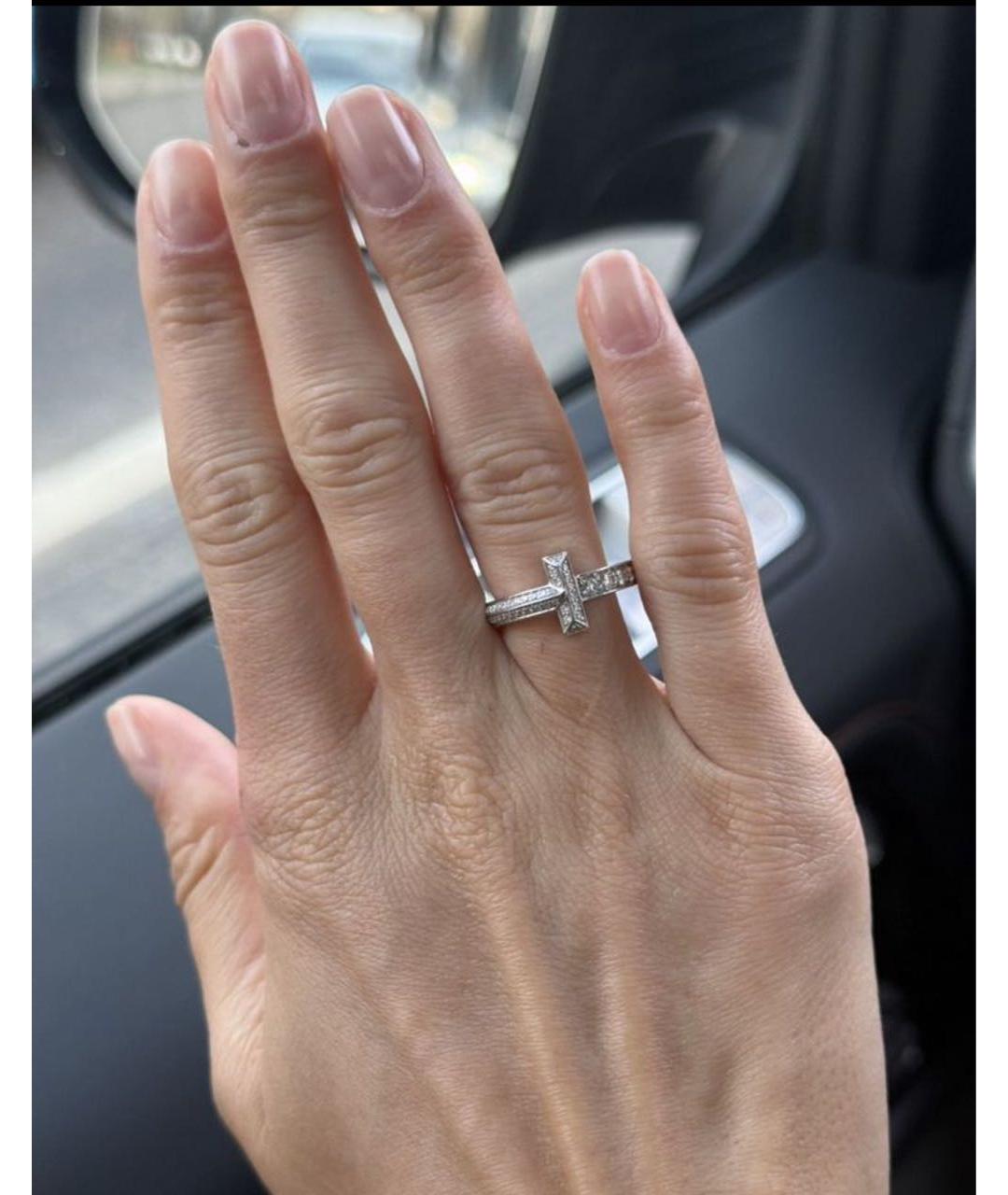 TIFFANY&CO Белое кольцо из белого золота, фото 4