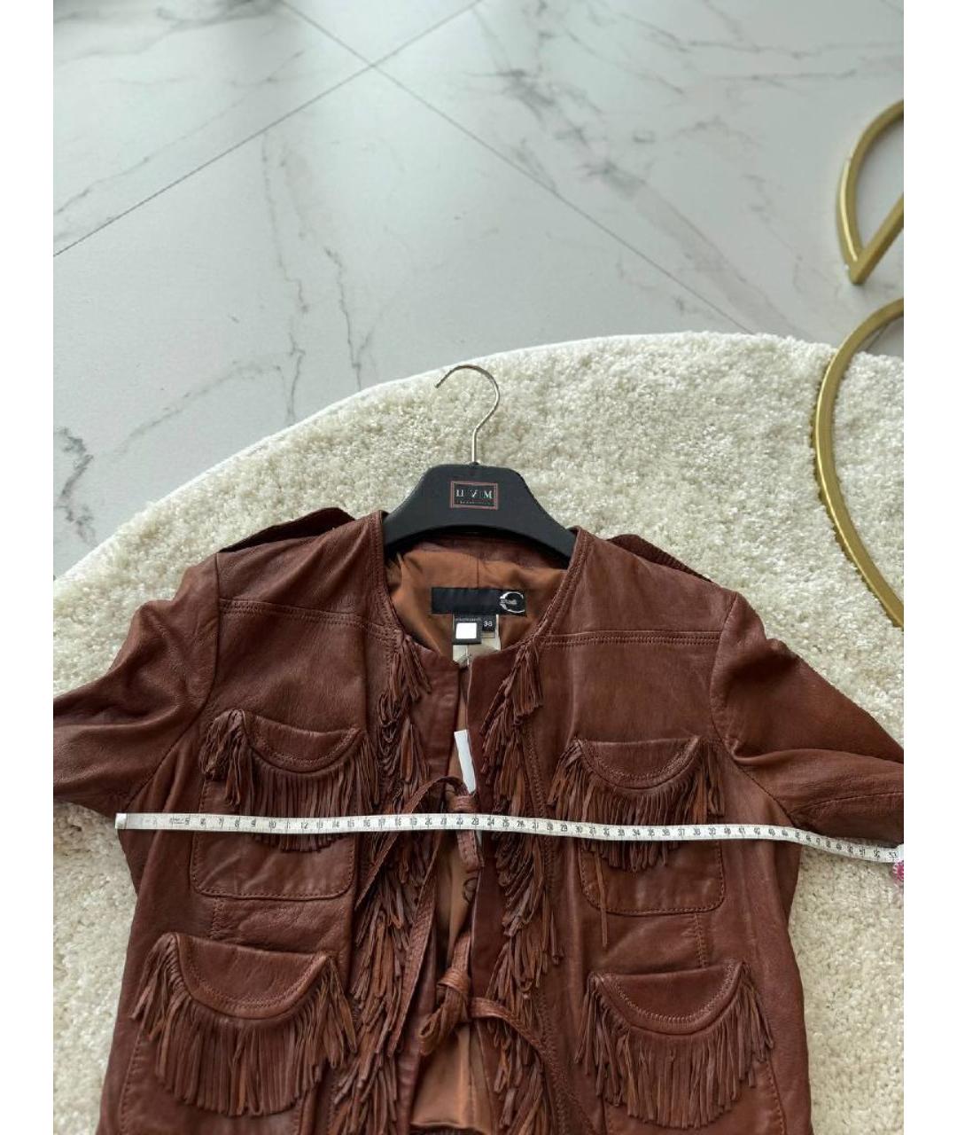 JUST CAVALLI Коричневая куртка, фото 8