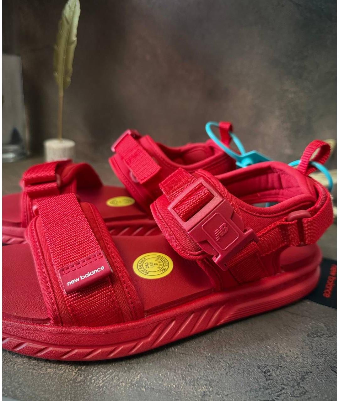 NEW BALANCE Красные сандалии, фото 2