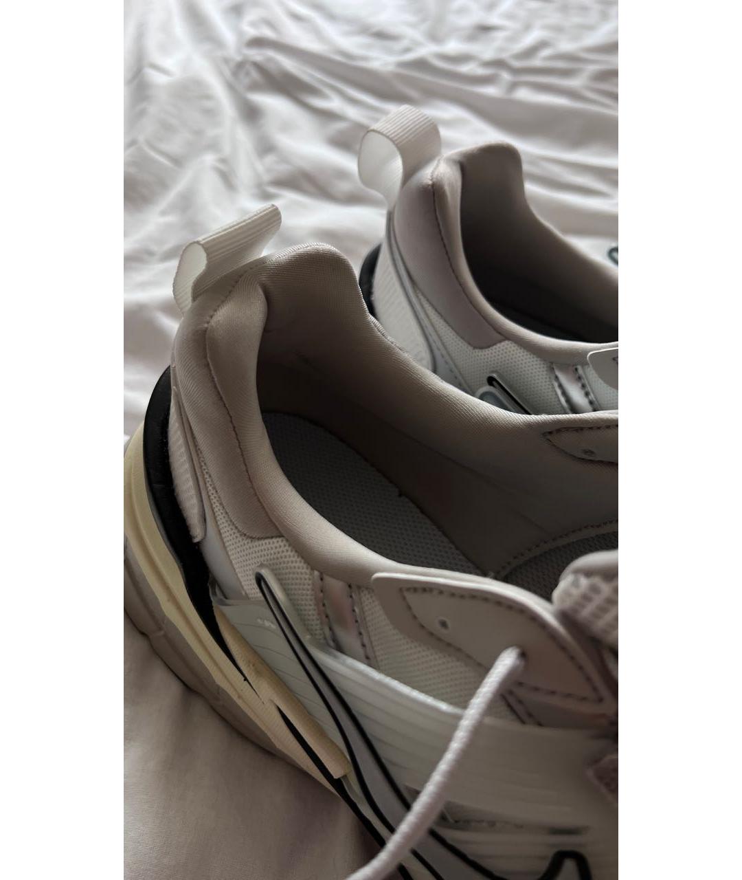 NIKE Бежевые синтетические низкие кроссовки / кеды, фото 3