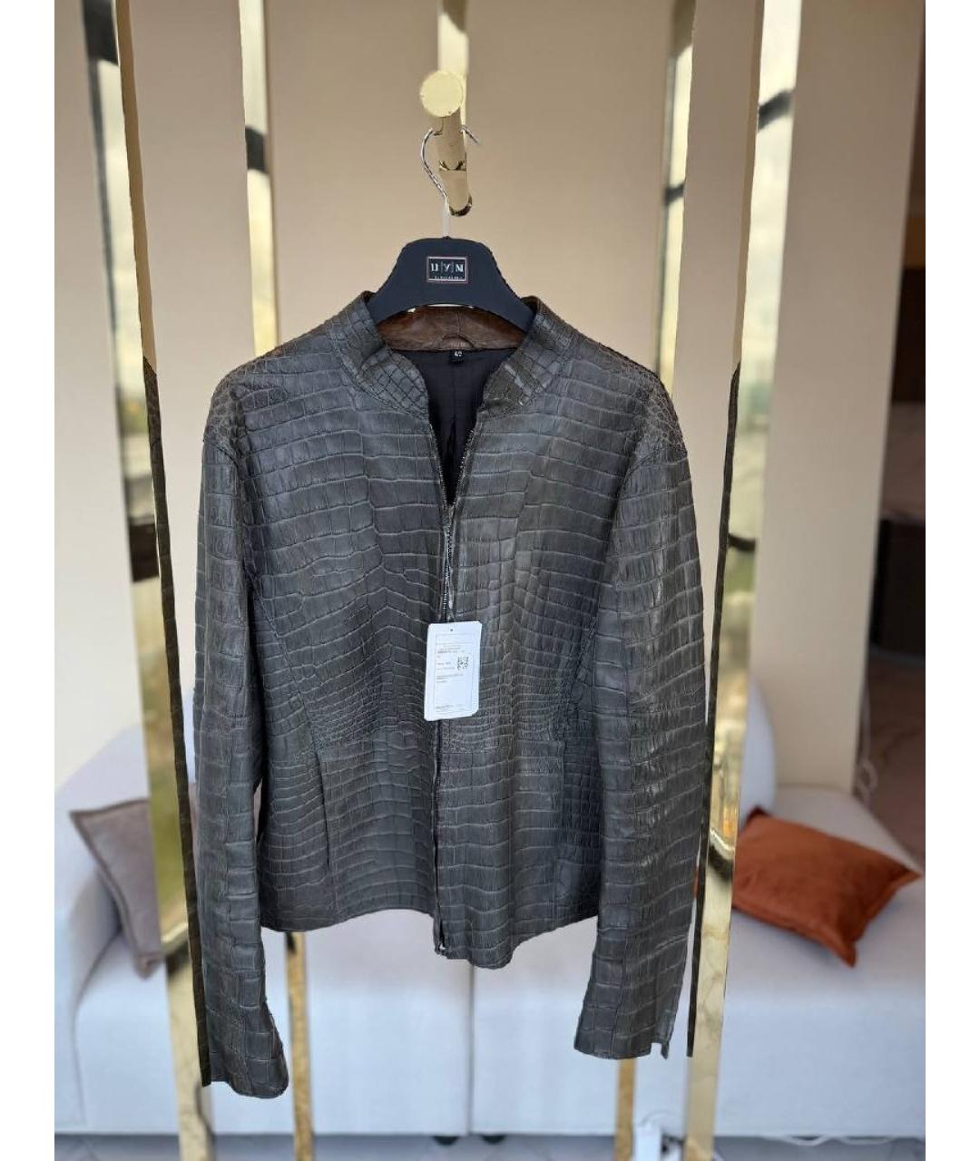 EMPORIO ARMANI Кожаная куртка, фото 7