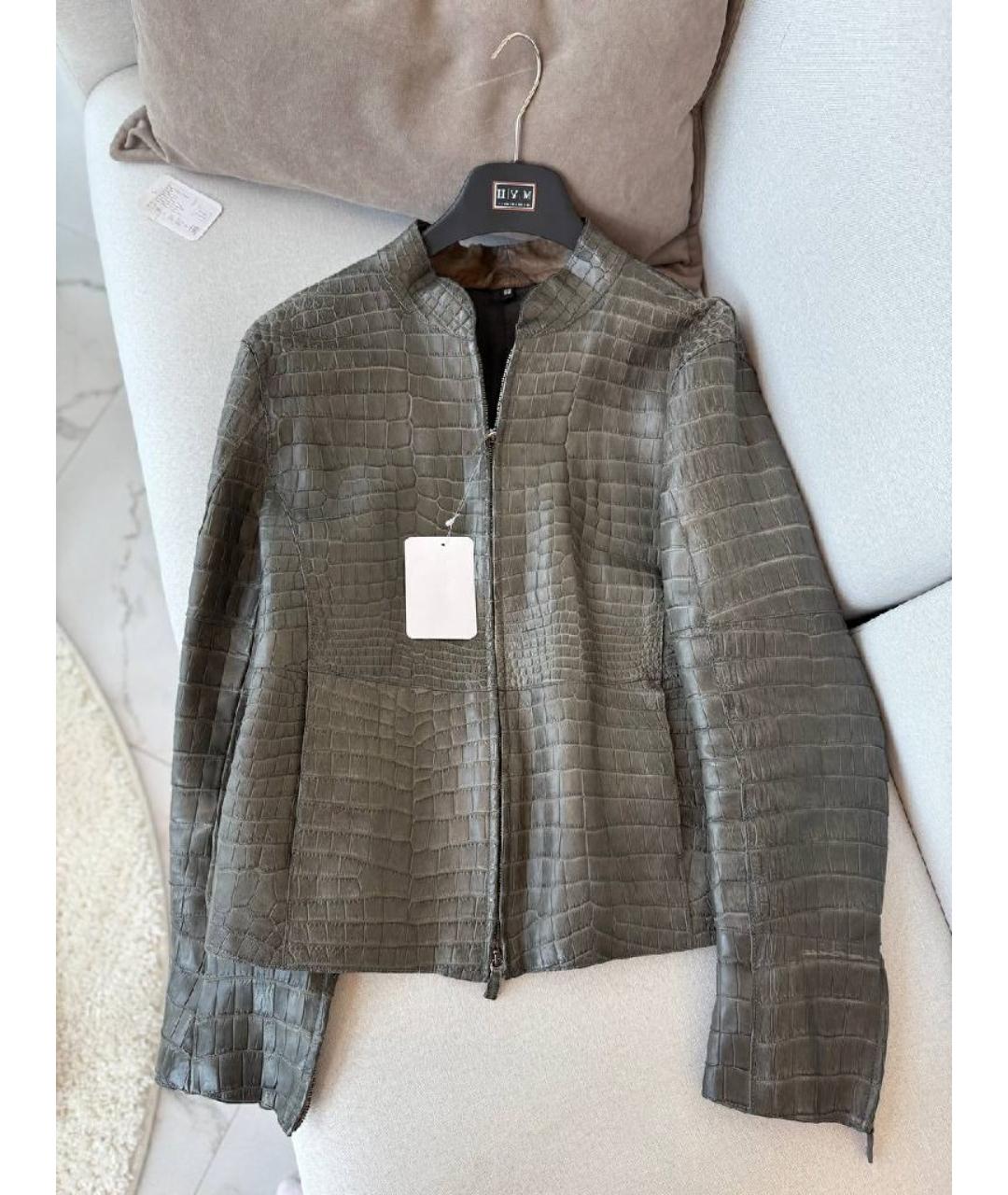 EMPORIO ARMANI Кожаная куртка, фото 2