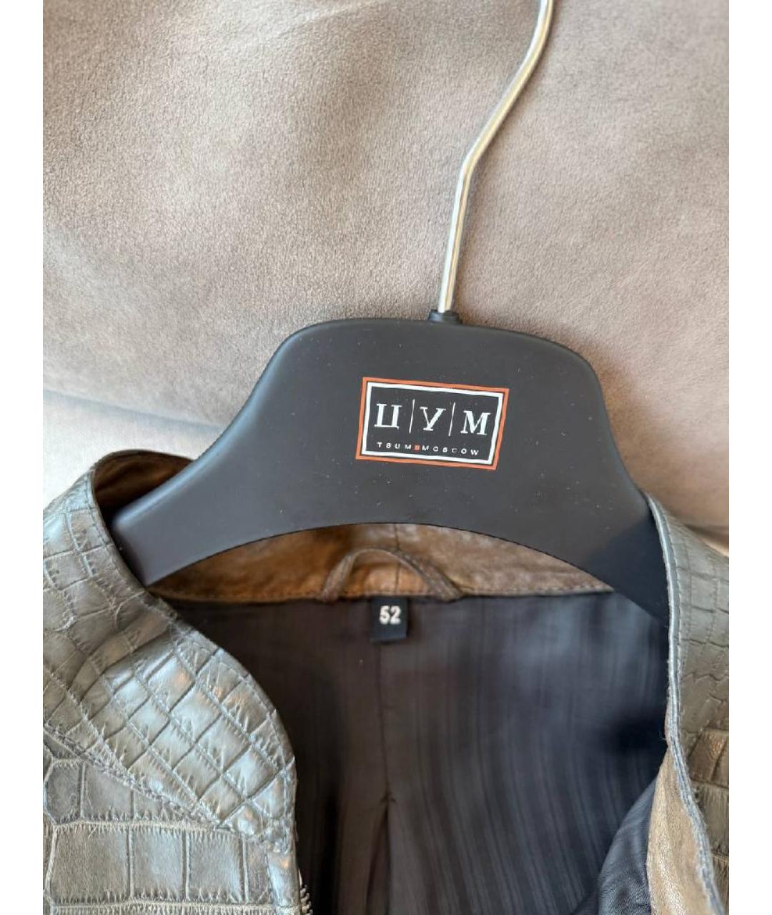 EMPORIO ARMANI Кожаная куртка, фото 4
