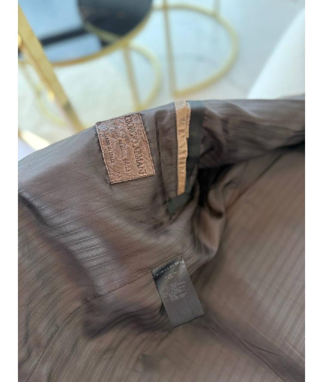EMPORIO ARMANI Кожаная куртка, фото 6