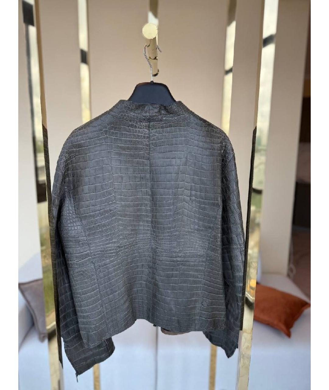 EMPORIO ARMANI Кожаная куртка, фото 3