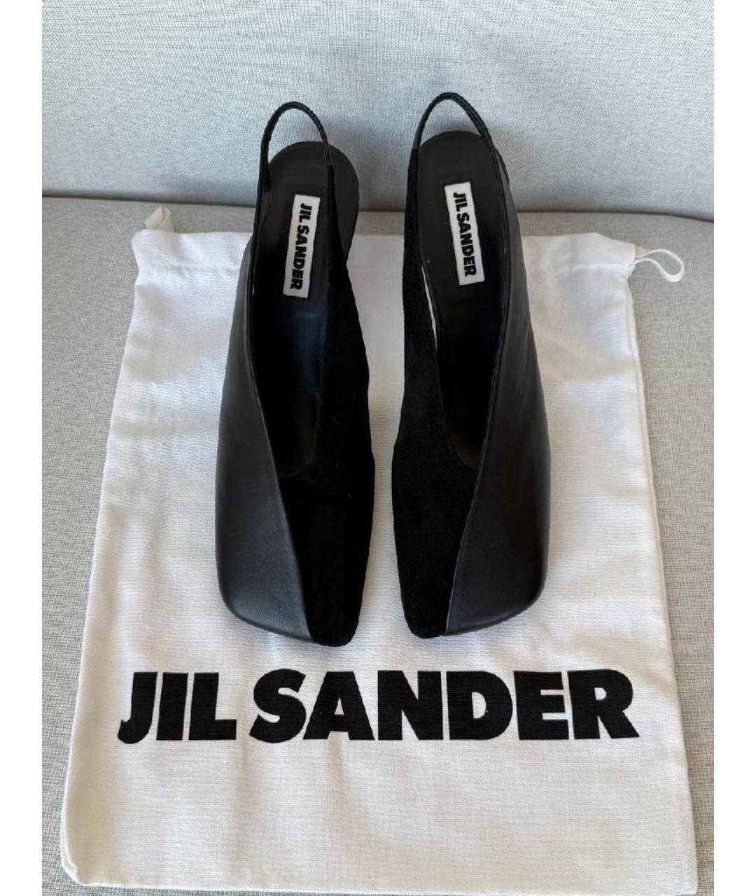 JIL SANDER Черные туфли, фото 3