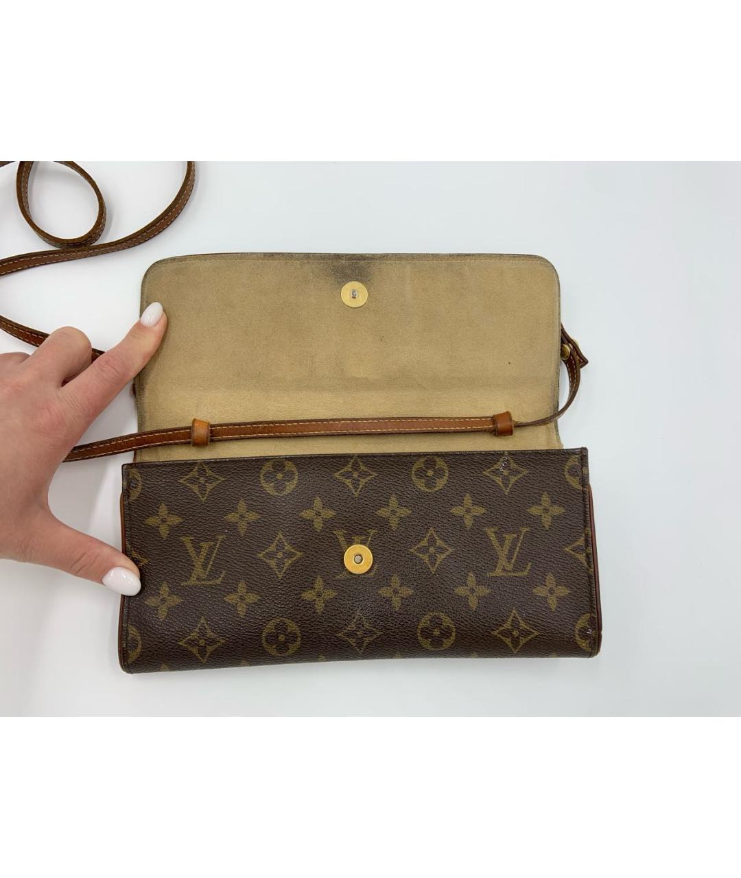 LOUIS VUITTON Коричневая сумка через плечо, фото 4