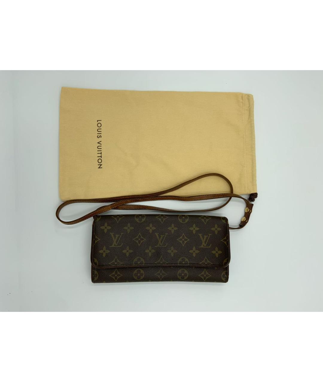 LOUIS VUITTON Коричневая сумка через плечо, фото 3