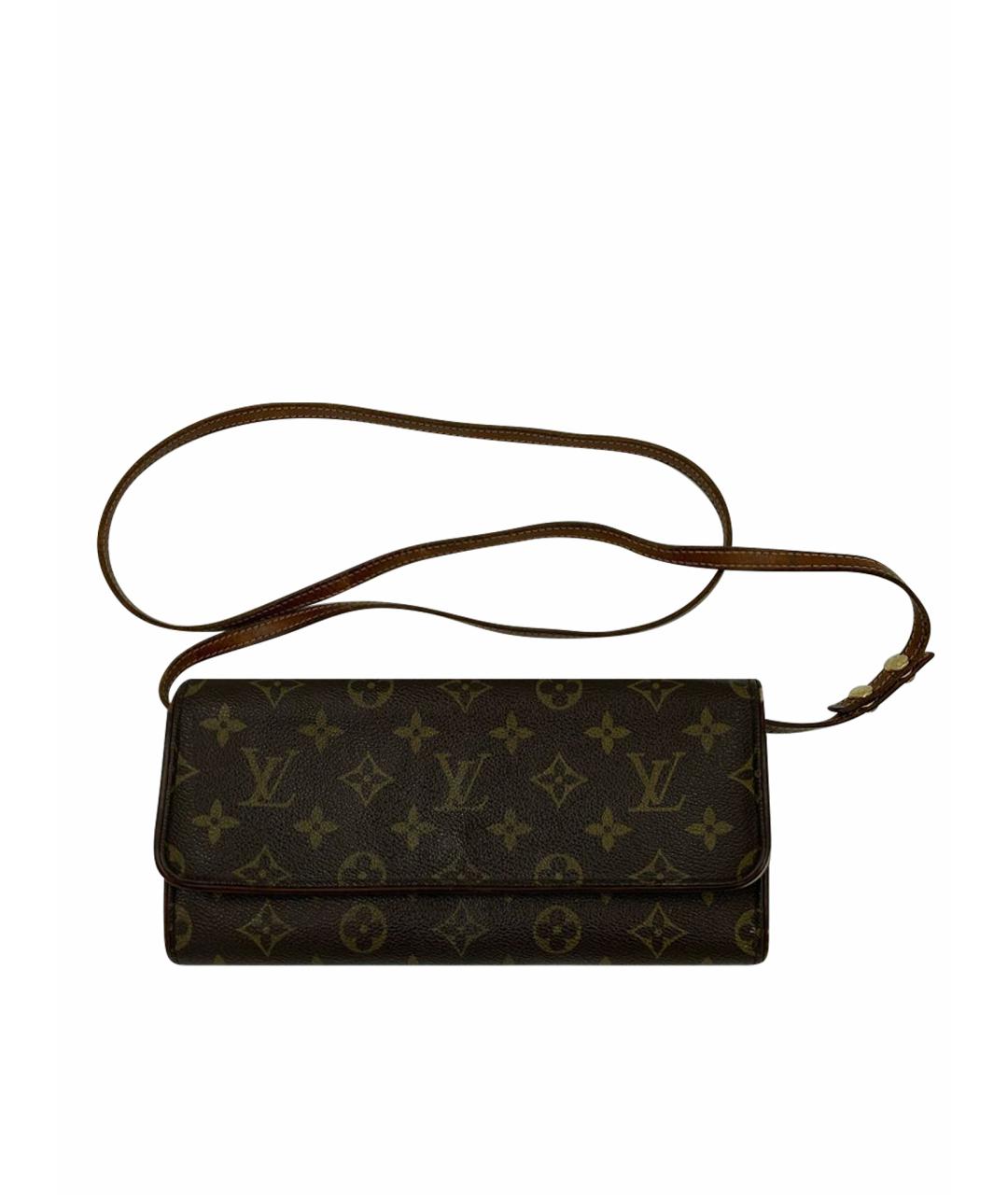 LOUIS VUITTON Коричневая сумка через плечо, фото 1