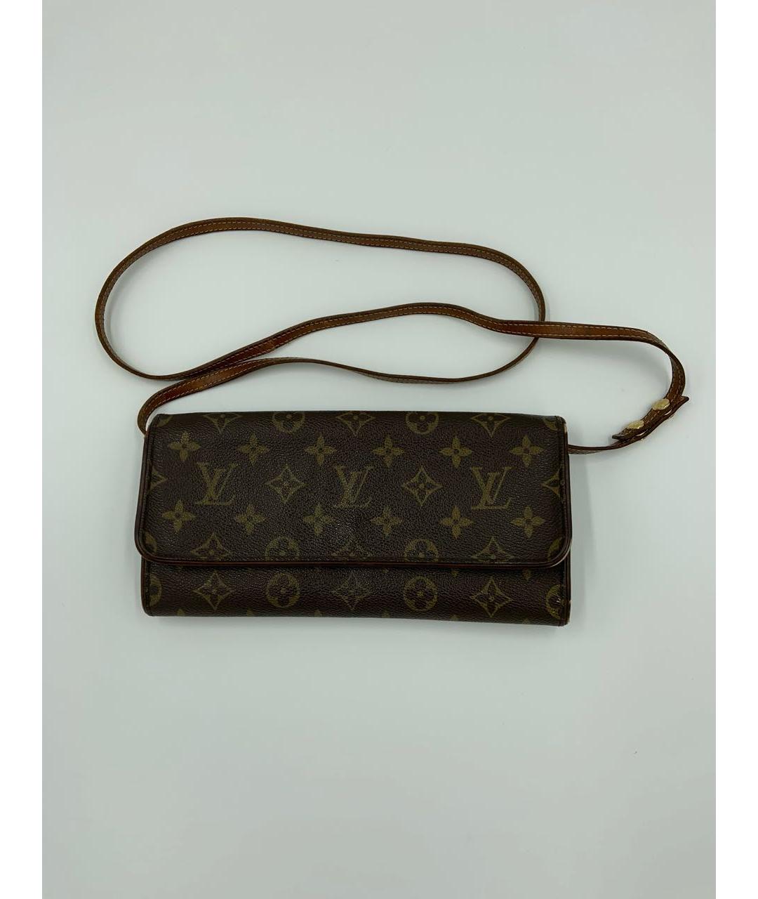 LOUIS VUITTON Коричневая сумка через плечо, фото 9