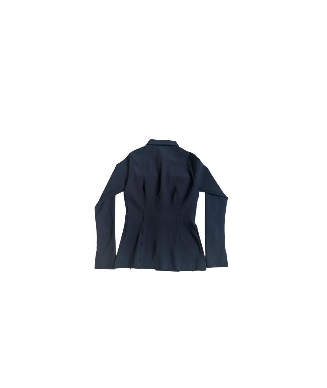 NO. 21 Черная полиэстеровая рубашка, фото 4