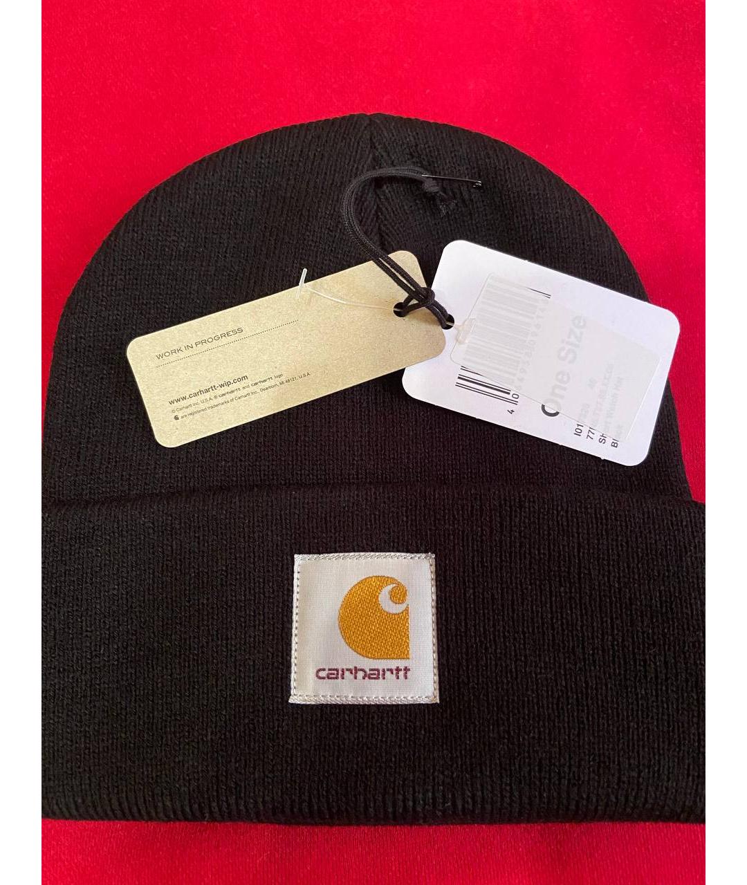 CARHARTT WIP Черная шапка, фото 2