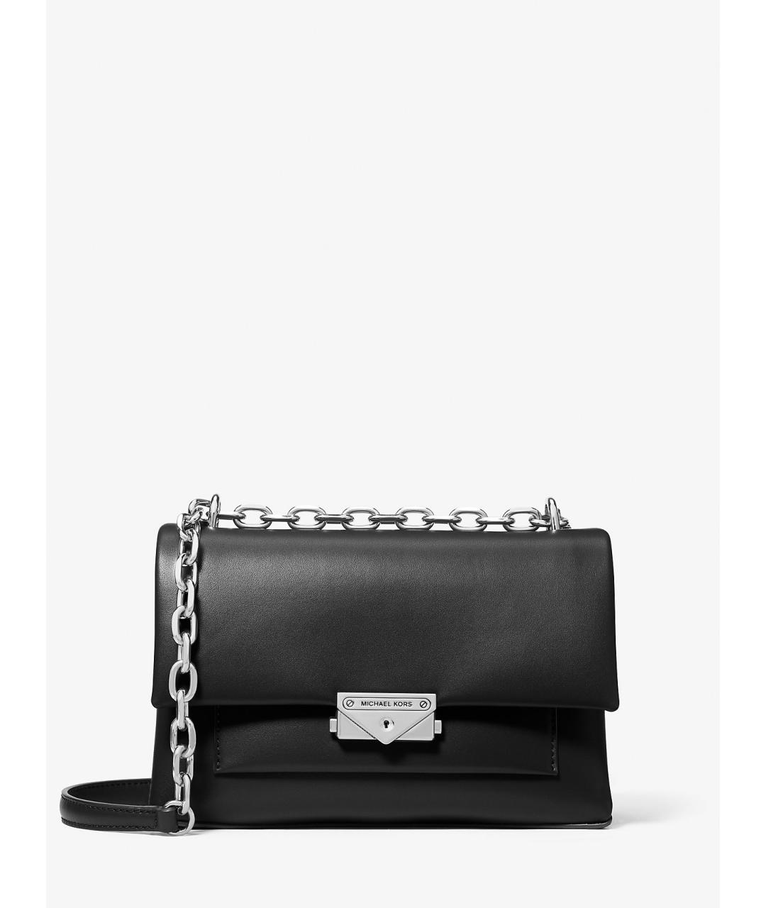 MICHAEL KORS Черная сумка через плечо из искусственной кожи, фото 8