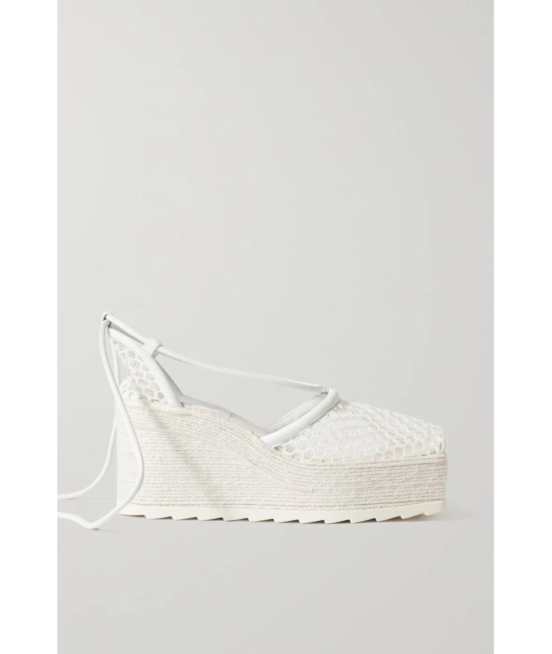 BOTTEGA VENETA Белые сабо, фото 2