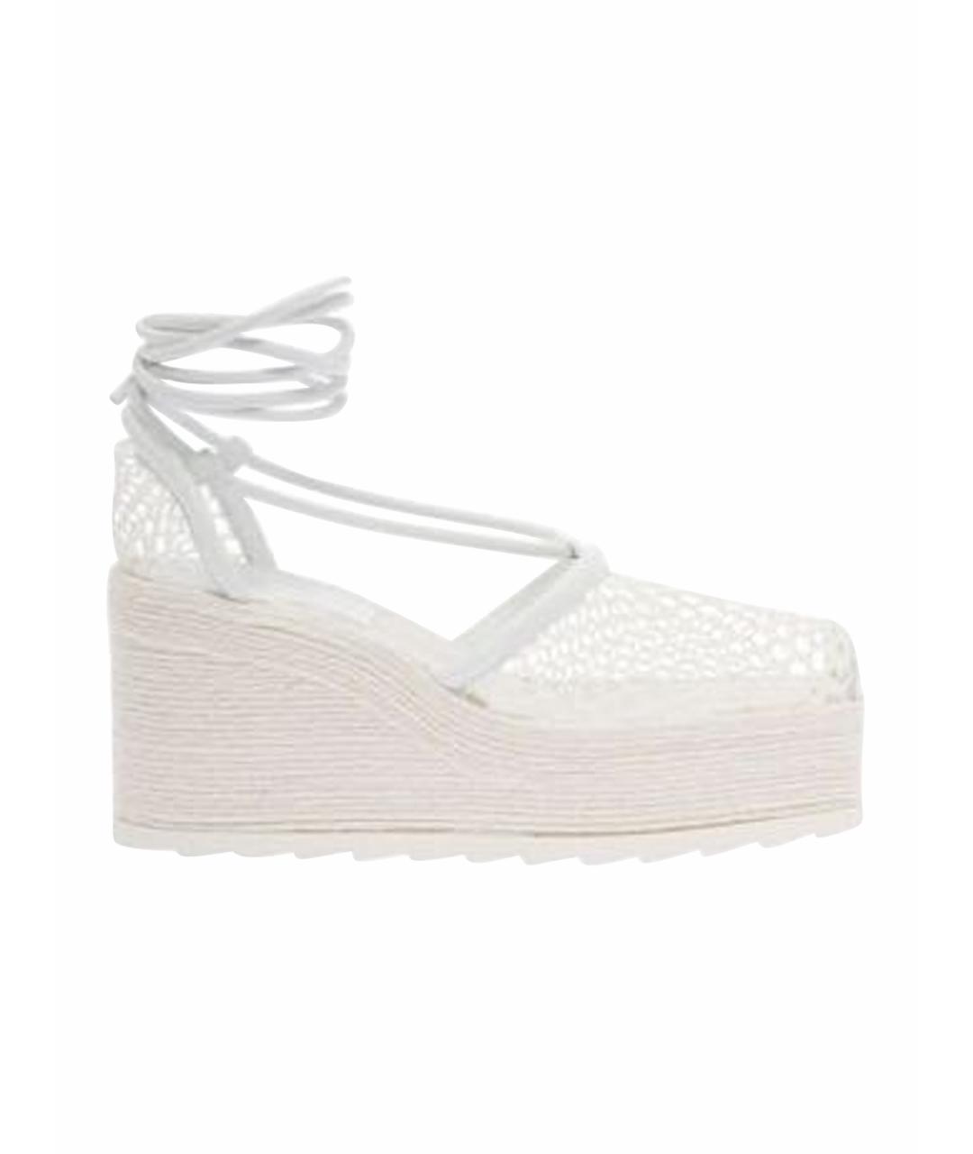 BOTTEGA VENETA Белые сабо, фото 1