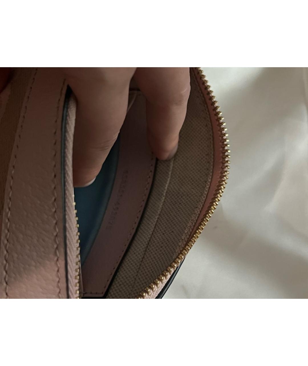 GUCCI Розовая кожаная сумка через плечо, фото 4