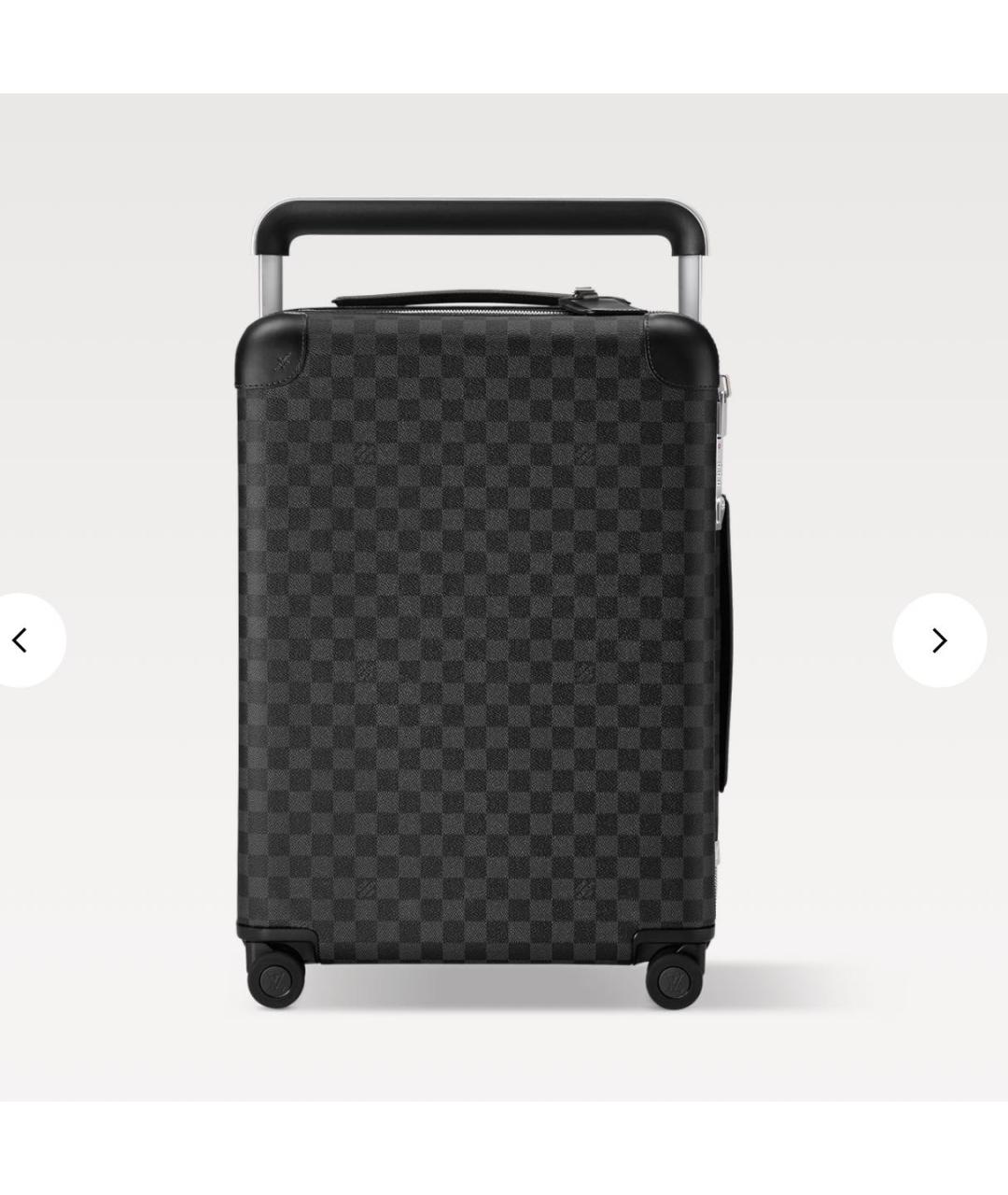 LOUIS VUITTON Антрацитовый чемодан, фото 2