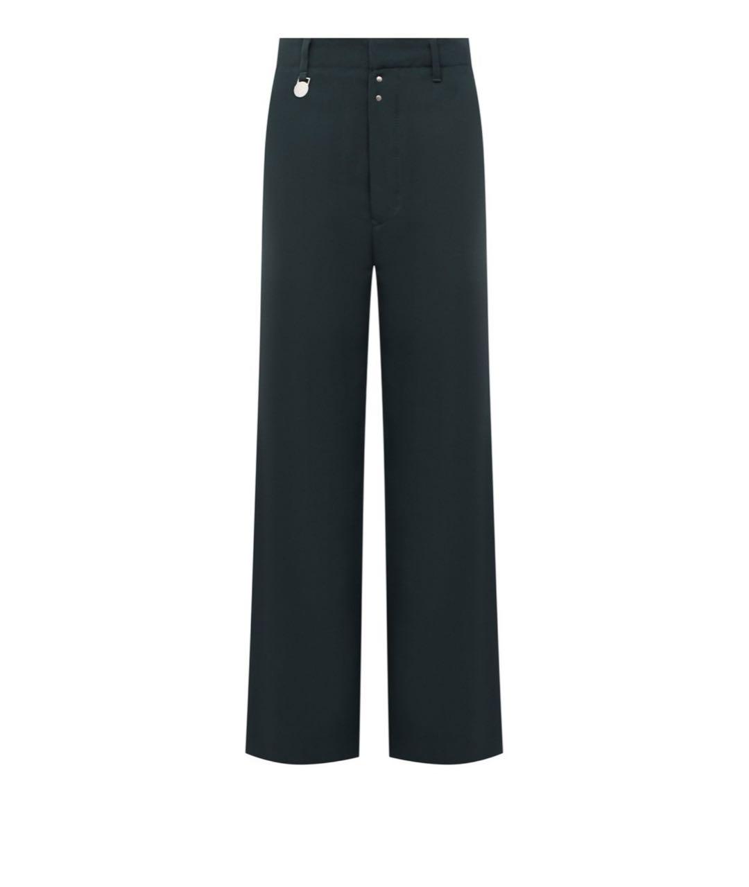 MM6 MAISON MARGIELA Черные вискозные брюки широкие, фото 2