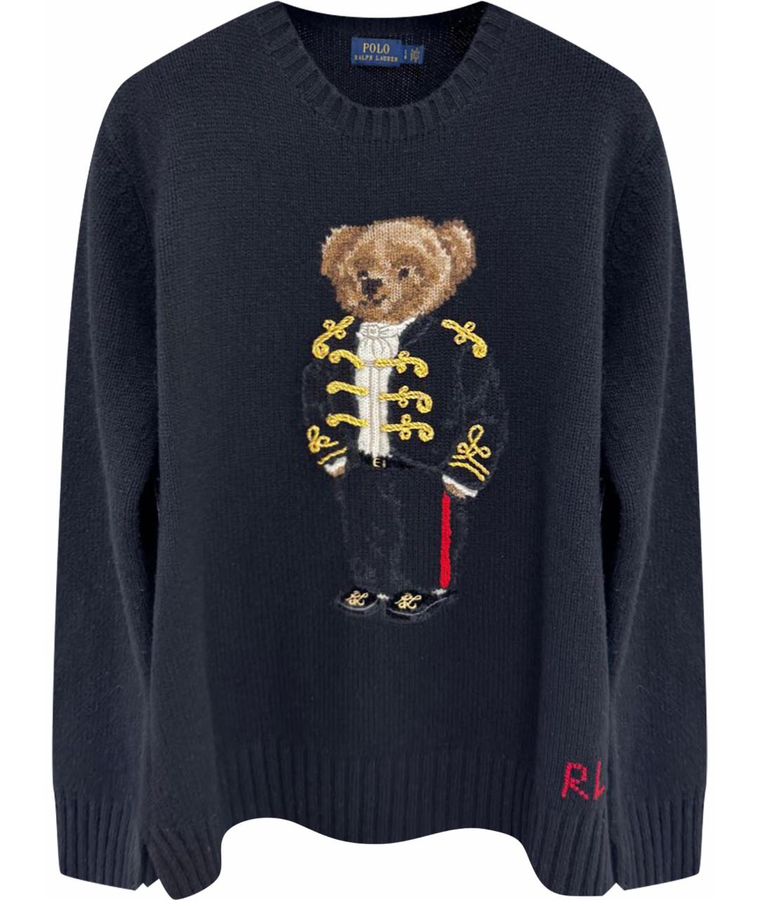 POLO RALPH LAUREN Черный шерстяной джемпер / свитер, фото 1