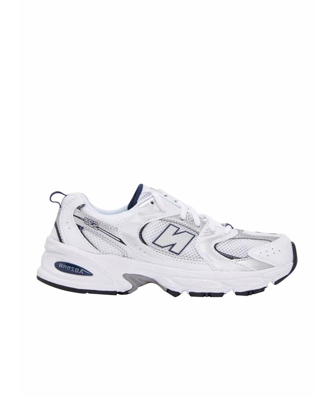 NEW BALANCE Белые текстильные кроссовки, фото 1