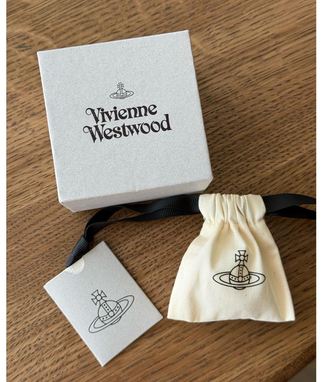 VIVIENNE WESTWOOD Серебряные латунные серьги, фото 6