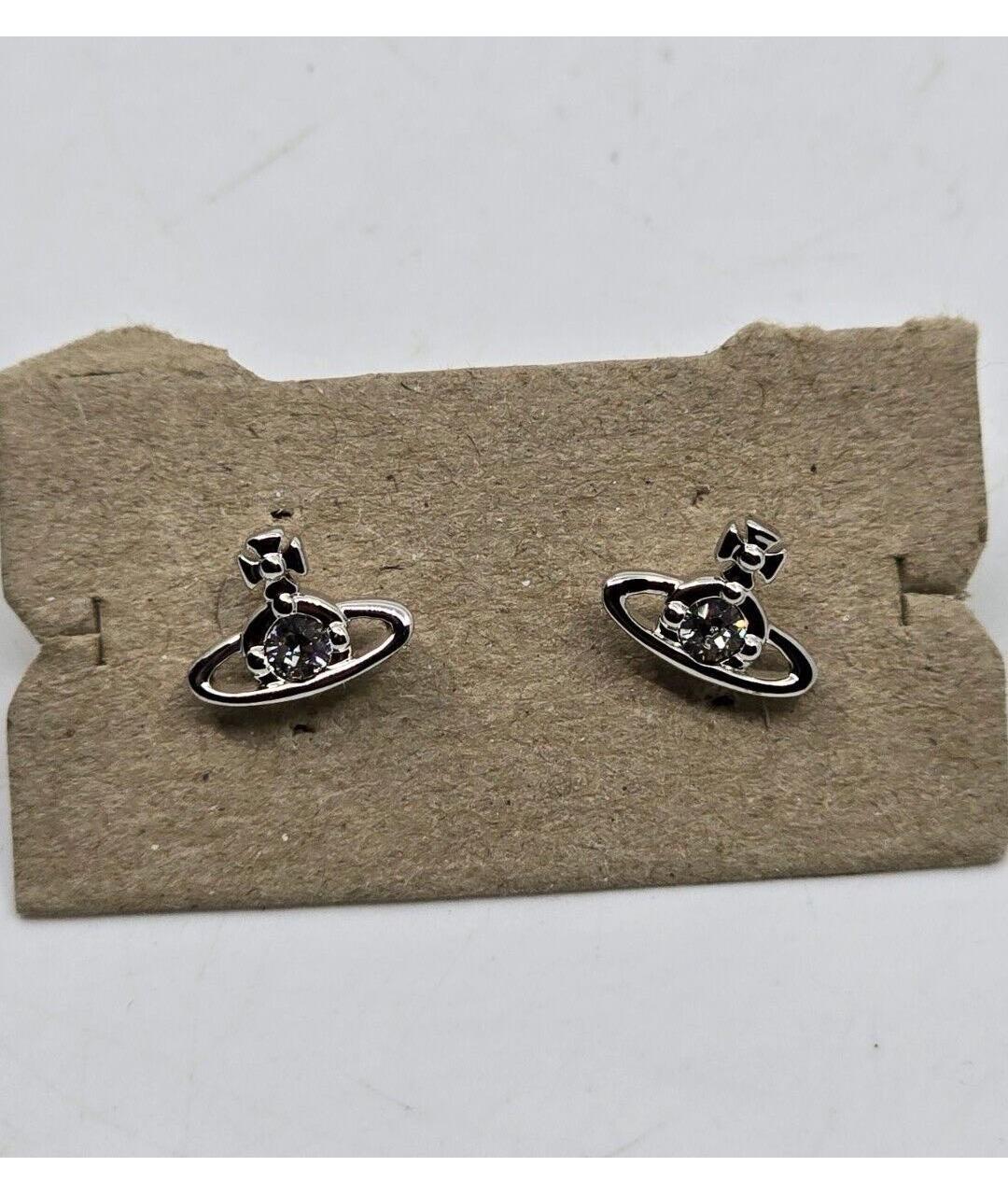 VIVIENNE WESTWOOD Серебряные латунные серьги, фото 4