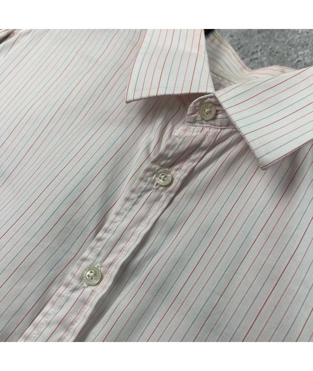 BURBERRY Розовая хлопковая классическая рубашка, фото 3