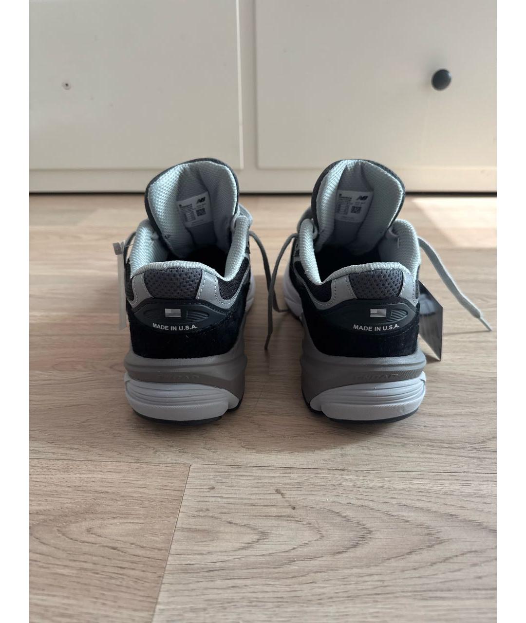 NEW BALANCE Черные замшевые кроссовки, фото 4