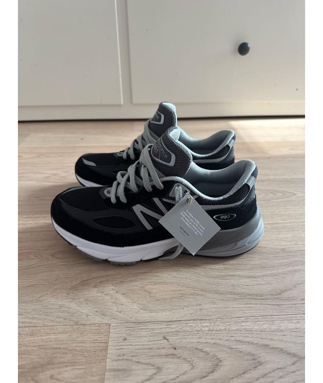 NEW BALANCE Черные замшевые кроссовки, фото 6