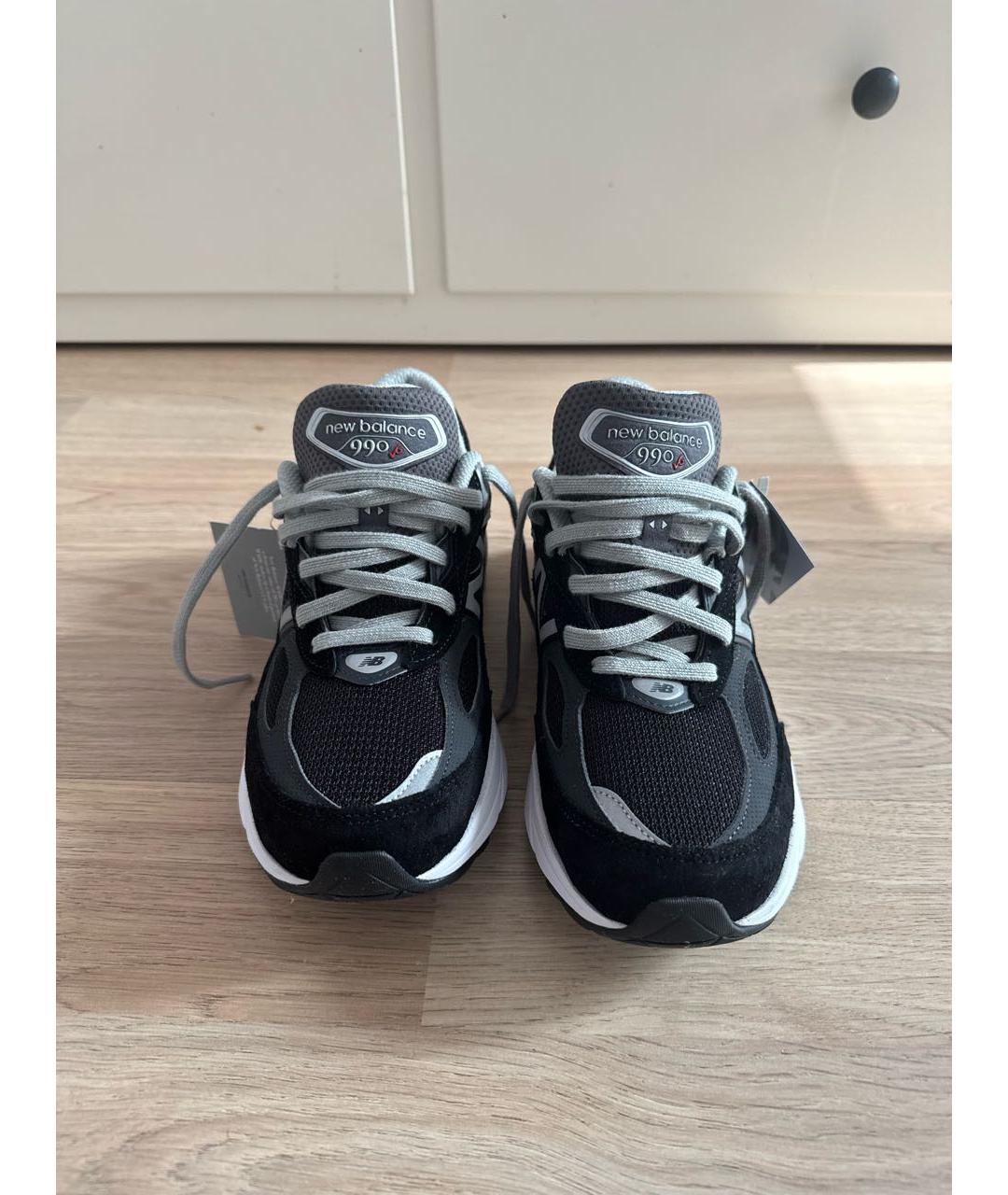 NEW BALANCE Черные замшевые кроссовки, фото 2