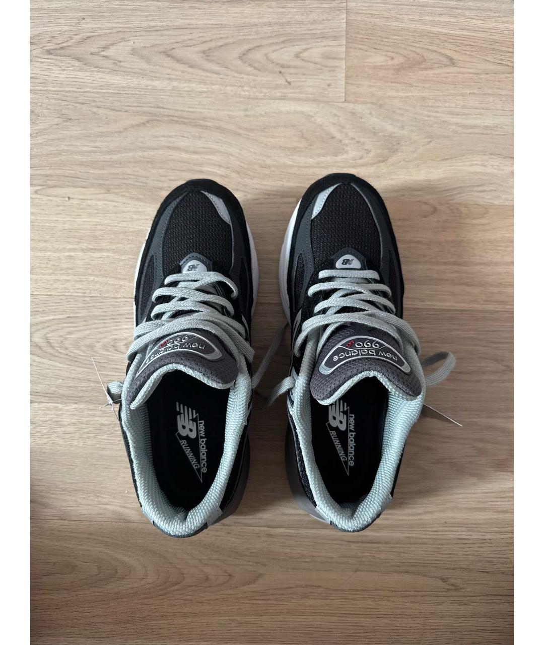 NEW BALANCE Черные замшевые кроссовки, фото 3