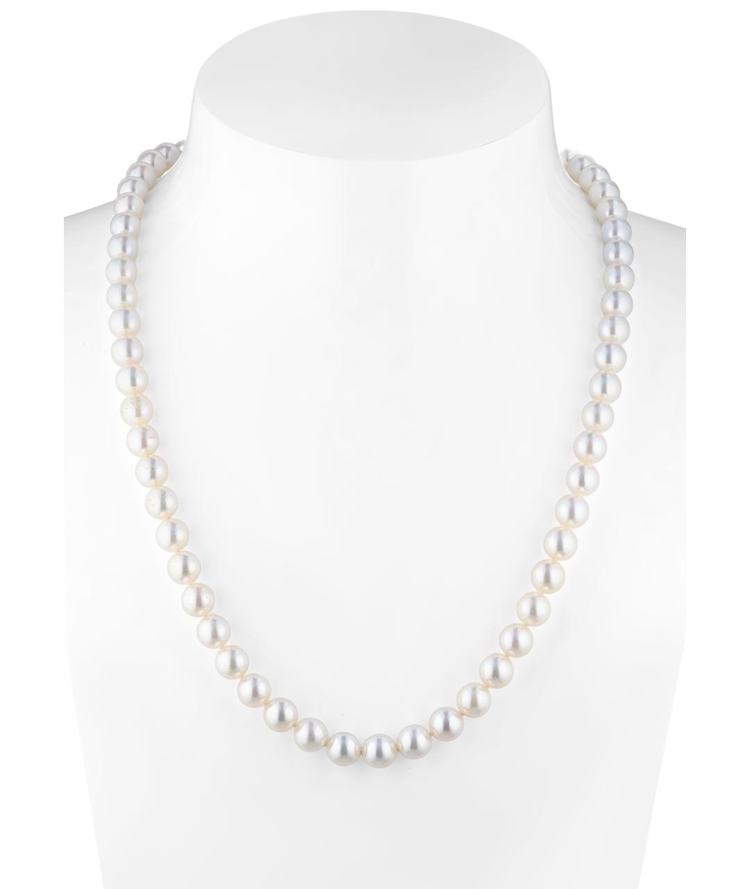 Mikimoto Белое жемчужное колье, фото 3