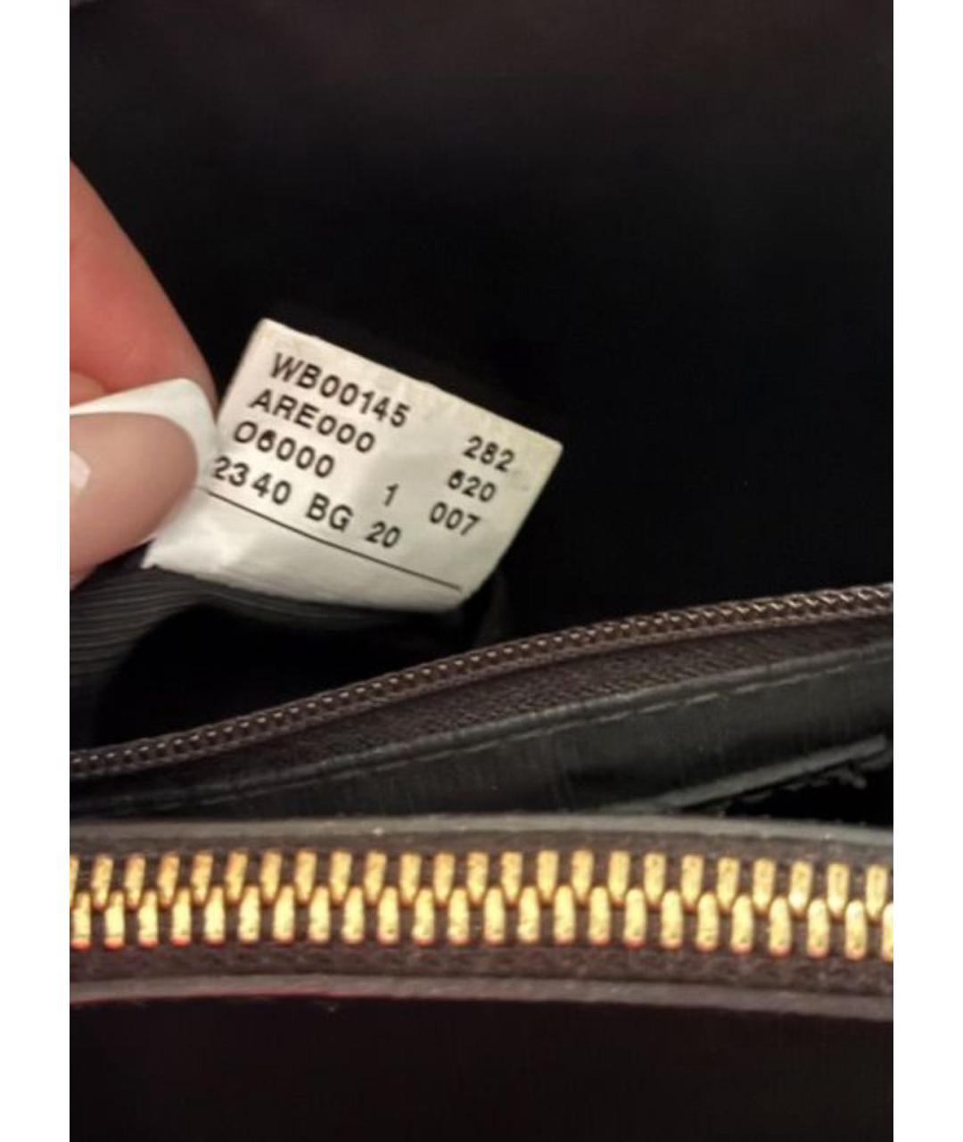 FURLA Черная кожаная сумка тоут, фото 4