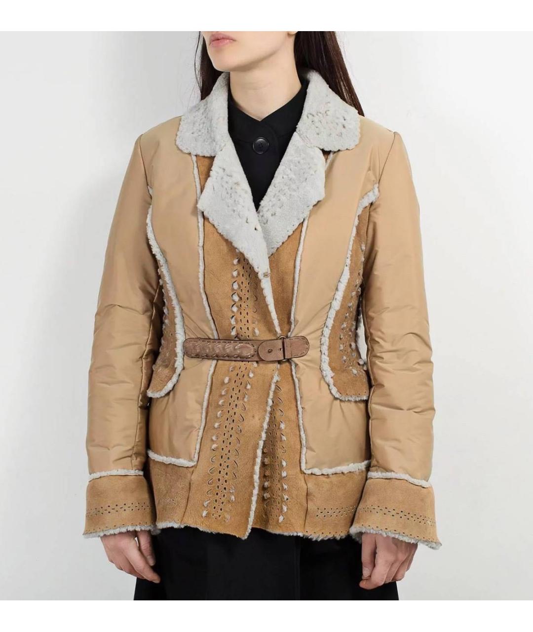 ERMANNO SCERVINO Бежевая куртка, фото 2
