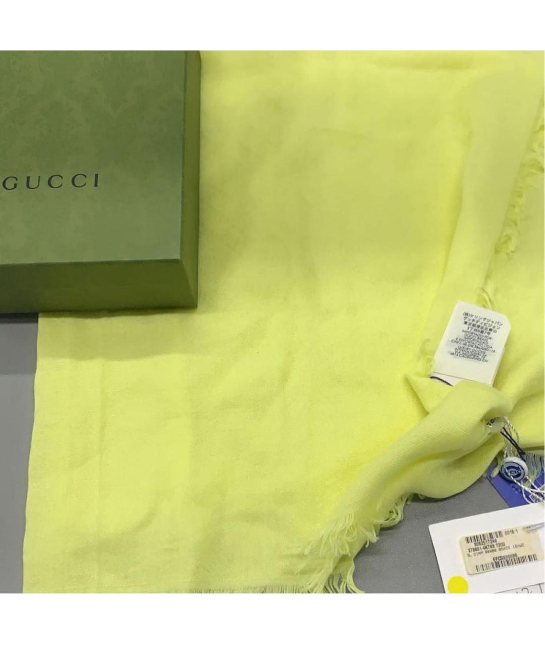 GUCCI Салатовый платок, фото 2