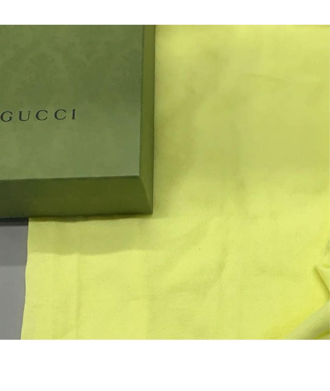 GUCCI Салатовый платок, фото 7