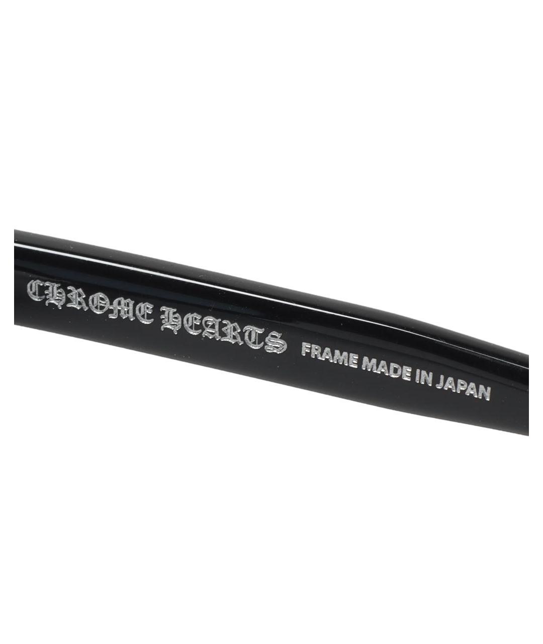 CHROME HEARTS Черные пластиковые солнцезащитные очки, фото 5