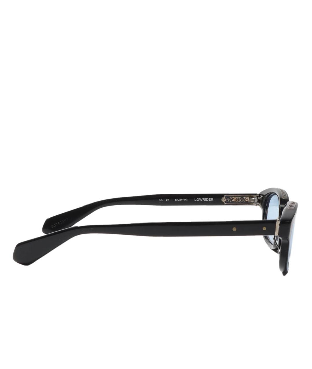 CHROME HEARTS Черные пластиковые солнцезащитные очки, фото 3