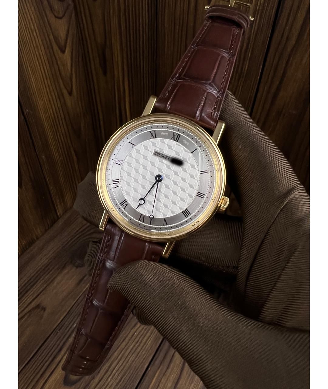 Breguet Коричневые часы из желтого золота, фото 2