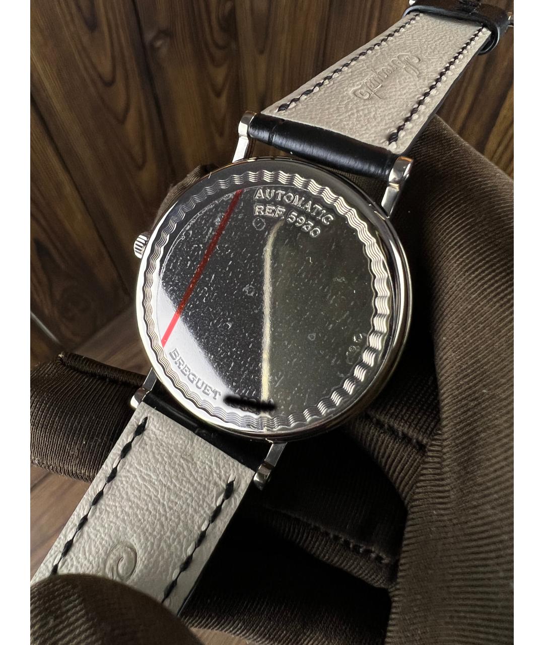 Breguet Черные часы из белого золота, фото 5