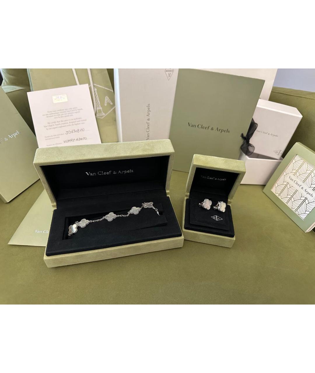 VAN CLEEF & ARPELS Белый браслет из белого золота, фото 8