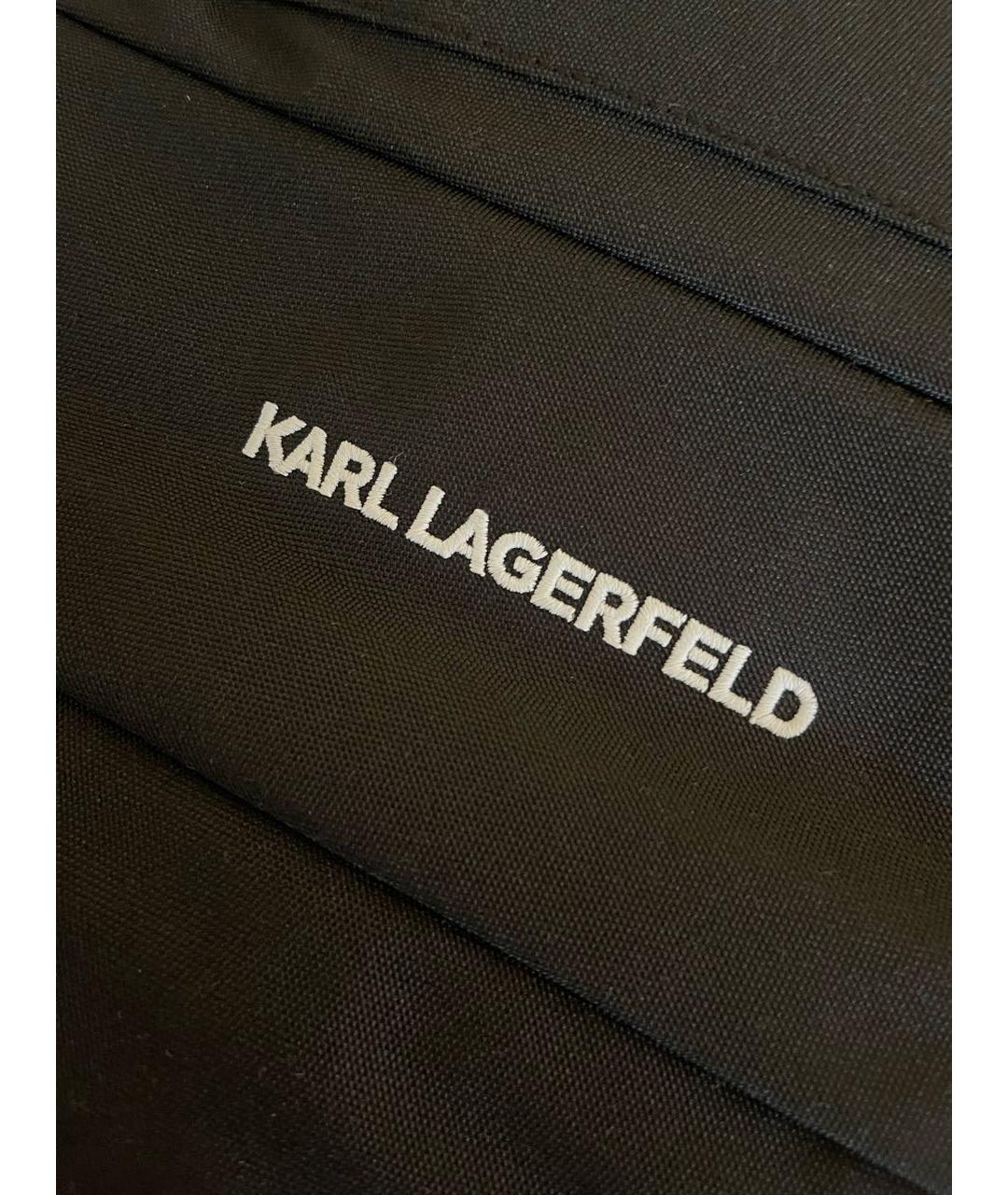 KARL LAGERFELD Черный рюкзак, фото 6