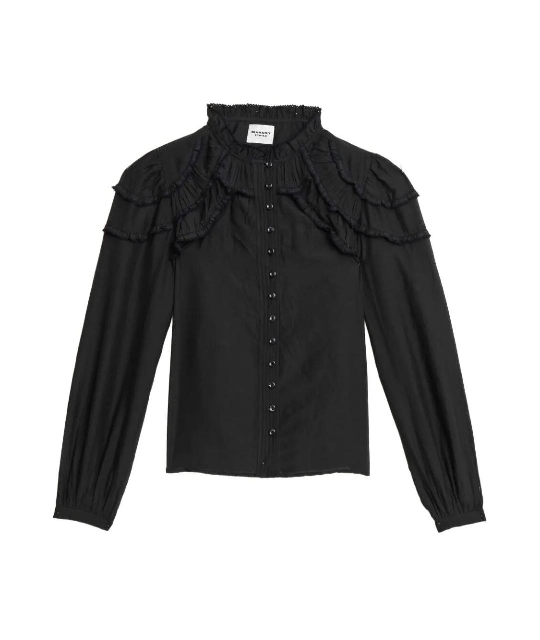 ISABEL MARANT Черная хлопковая рубашка, фото 1