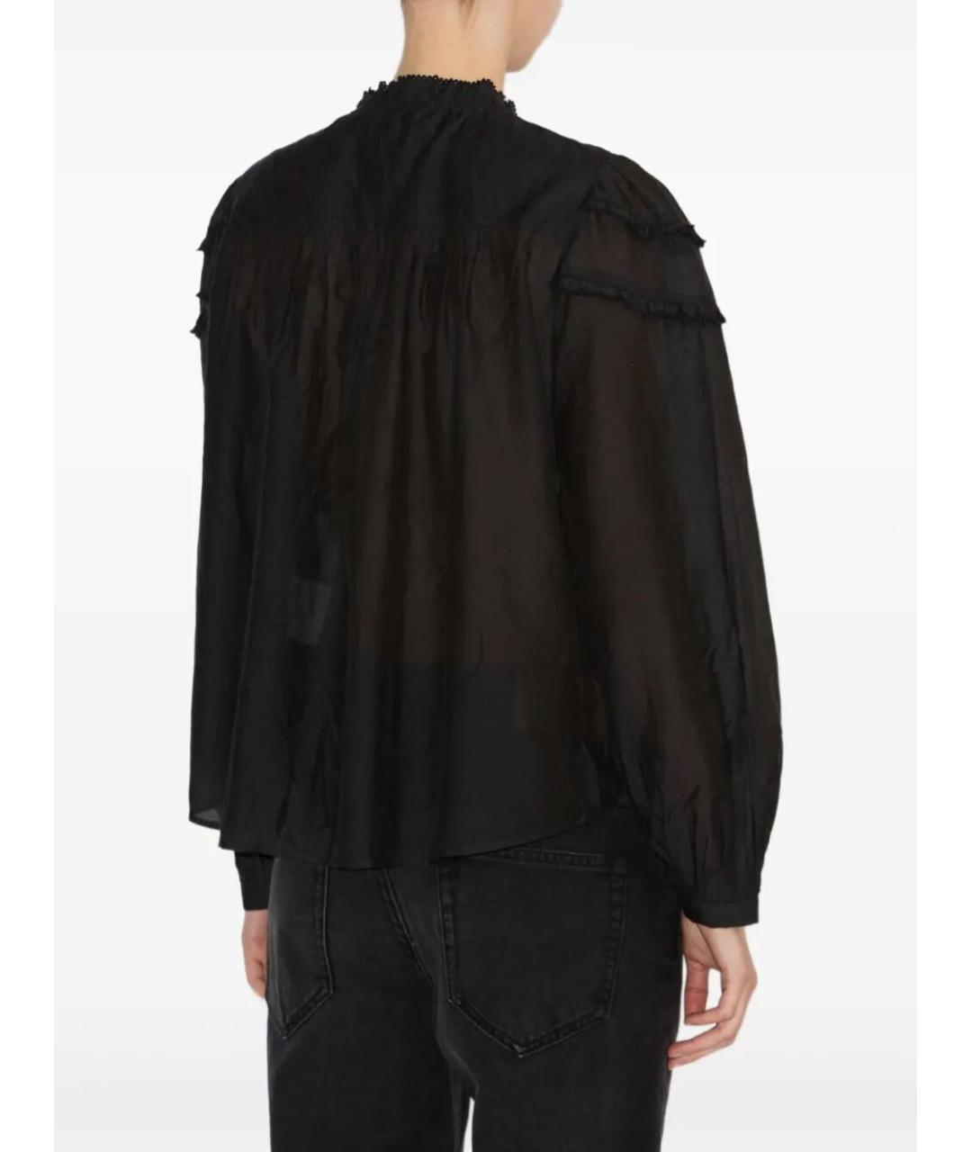 ISABEL MARANT Черная хлопковая рубашка, фото 3