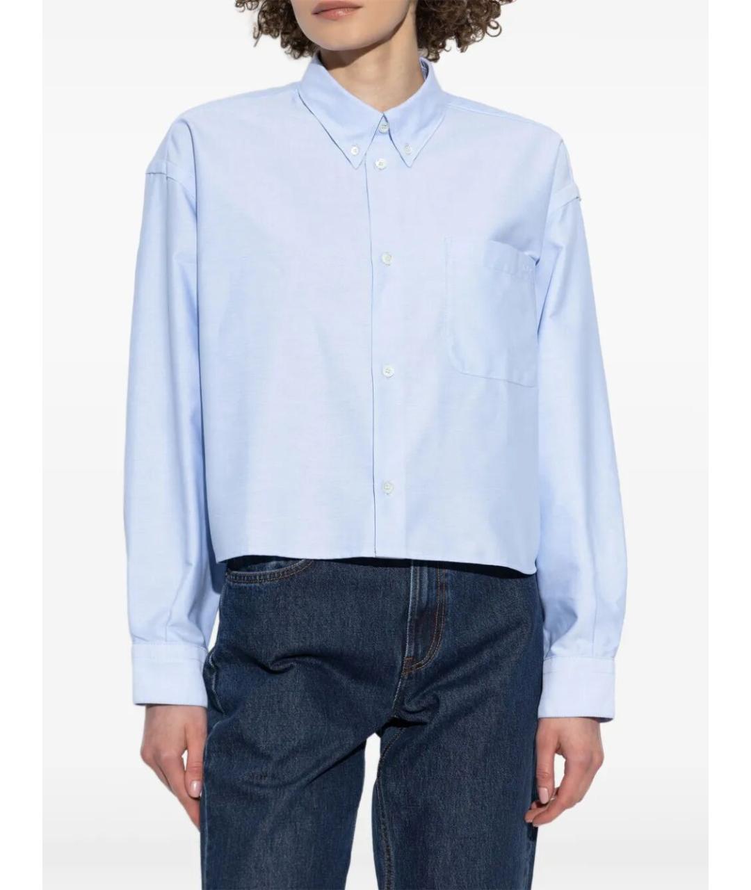 A.P.C. Голубая хлопковая рубашка, фото 2