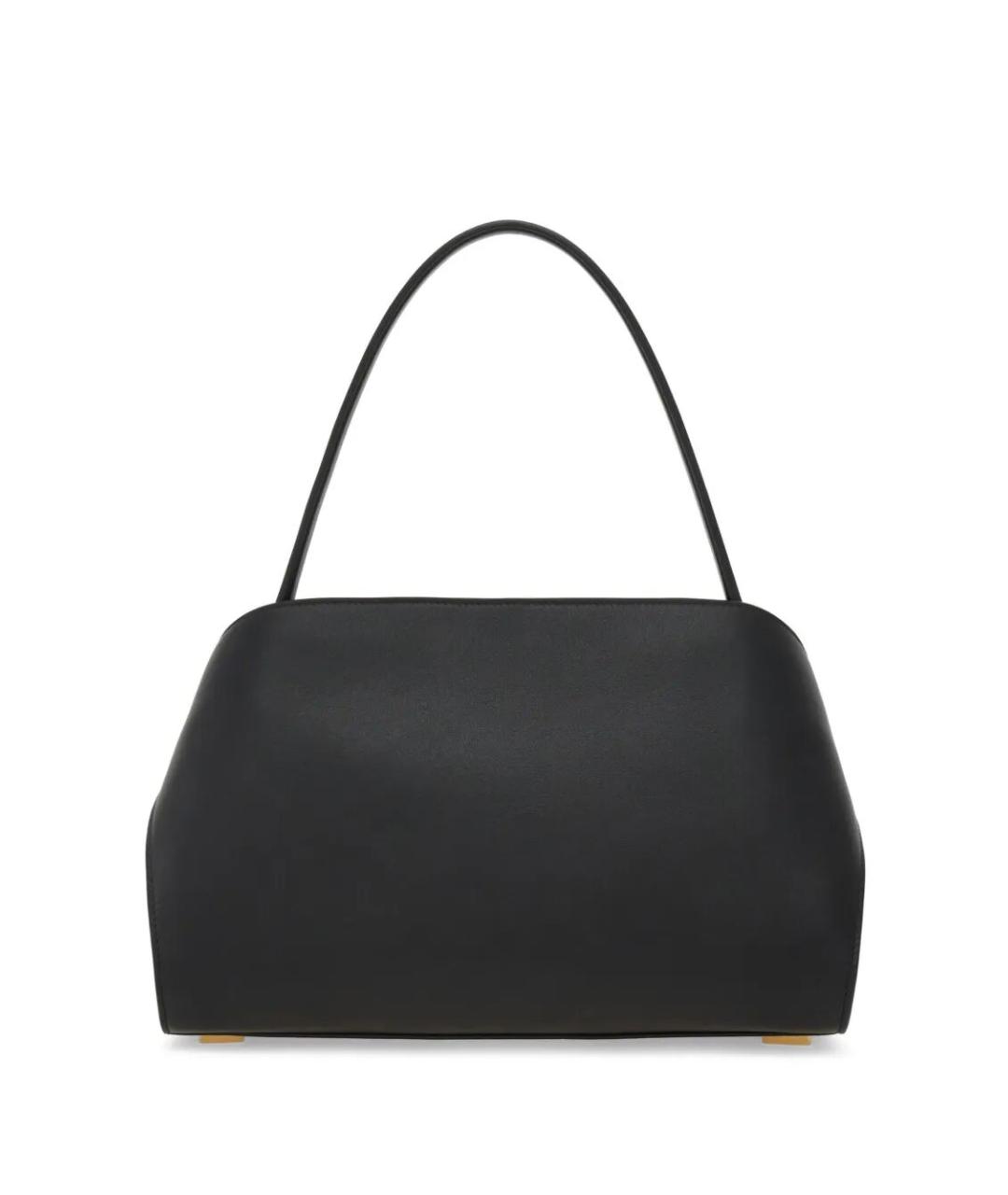 FERRAGAMO Черная кожаная сумка через плечо, фото 4