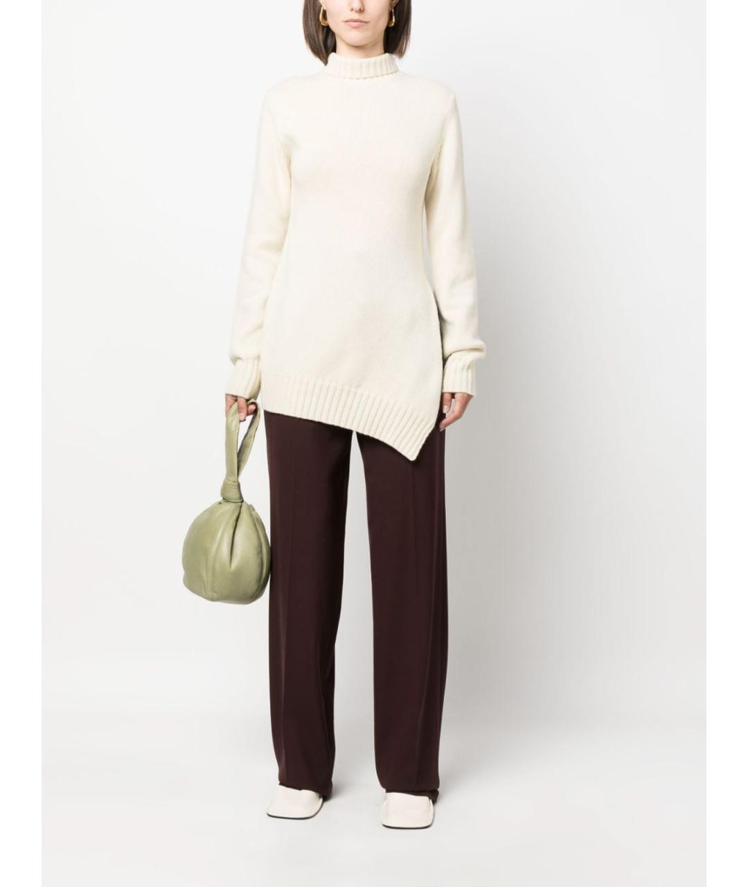JIL SANDER Белый джемпер / свитер, фото 2