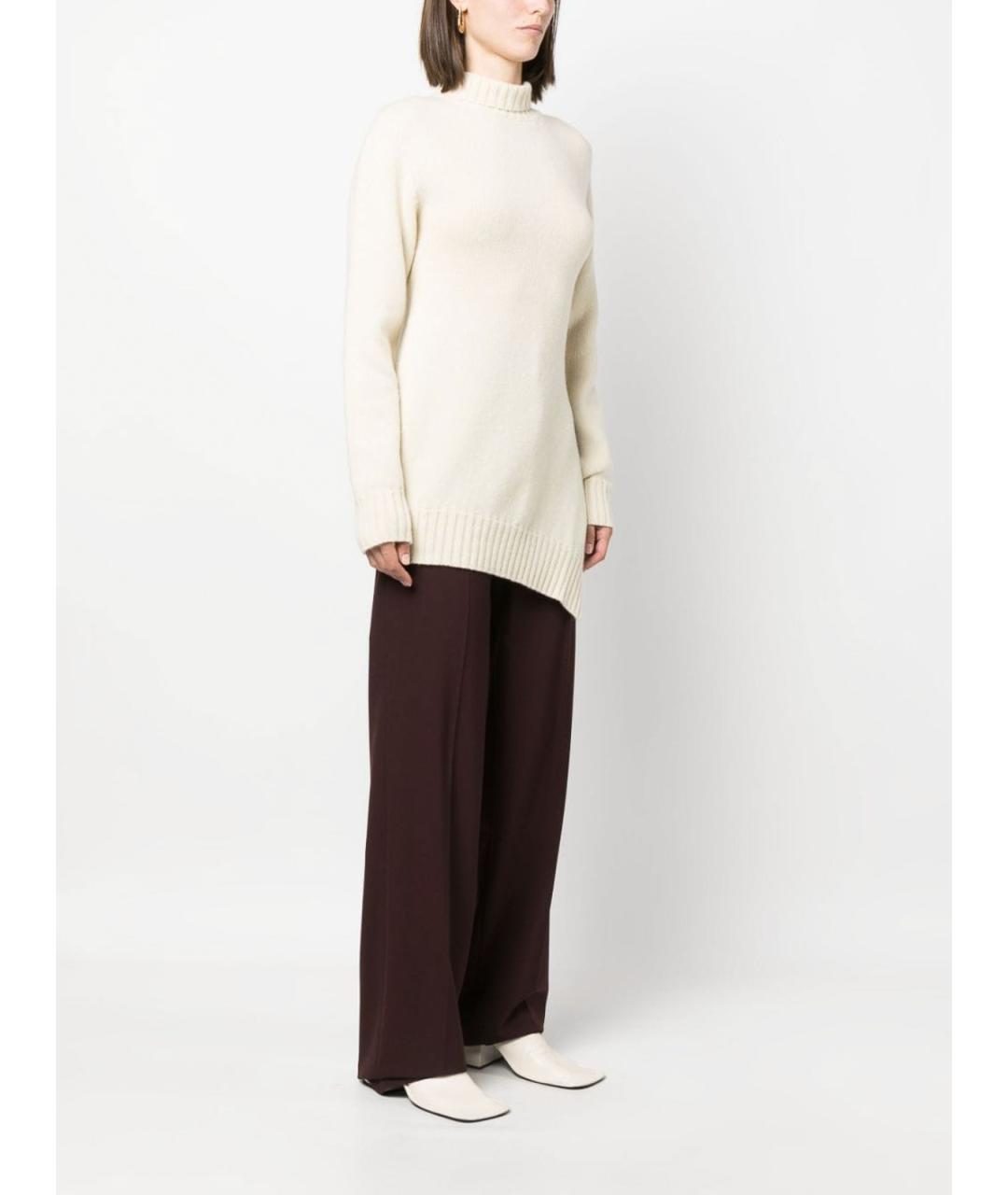 JIL SANDER Белый джемпер / свитер, фото 3