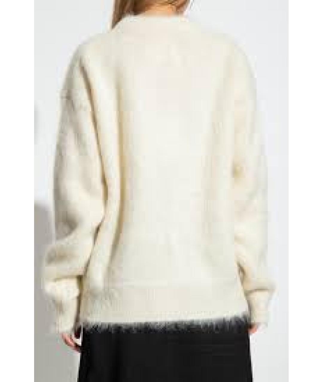 JIL SANDER Белый джемпер / свитер, фото 3