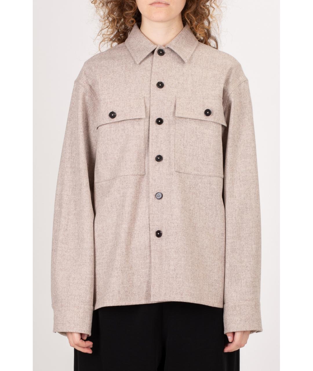 JIL SANDER Бежевая рубашка, фото 2